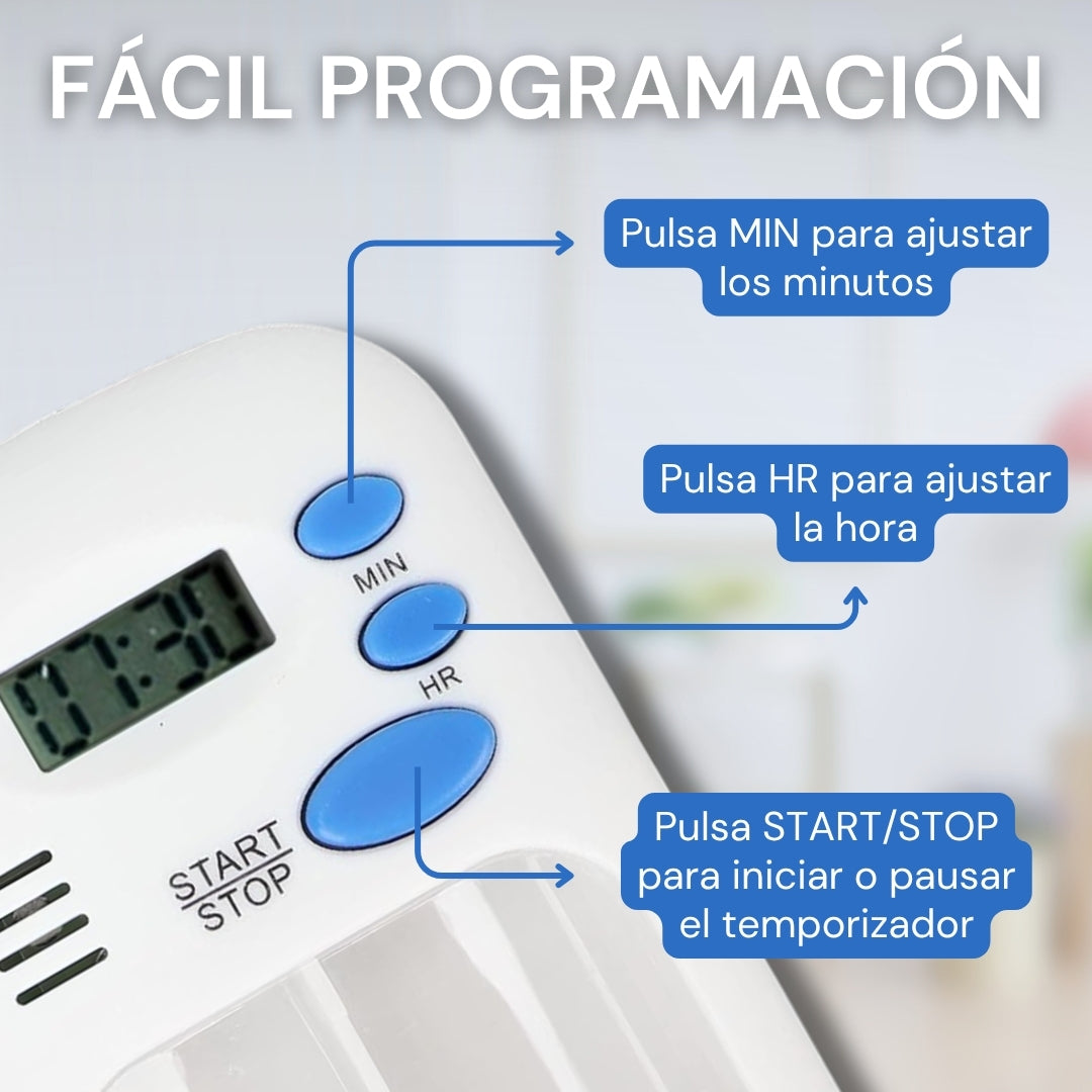 Pastillero Portátil con Alarma